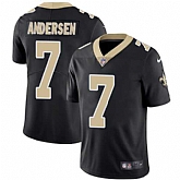 Nike New Orleans Saints #7 Morten Andersen Black Team Color NFL Vapor Untouchable Limited Jersey,baseball caps,new era cap wholesale,wholesale hats